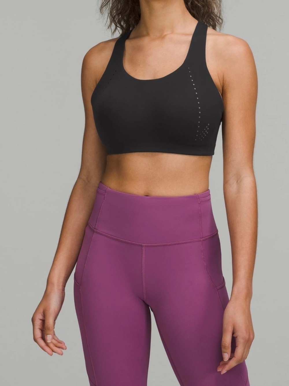 Lululemon Black Air Support Bra 38D